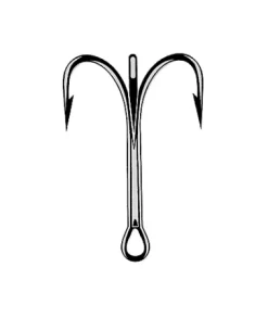 Ahti O’Shaugnessy Treble -koukku, 16 10kpl (Punainen)