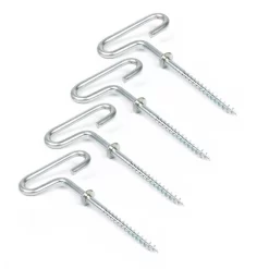 Jääruuvit Telttaan Teräs 4kpl