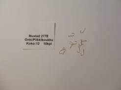 Mustad 277E Pilkkikoukku,koko:12, 10kpl