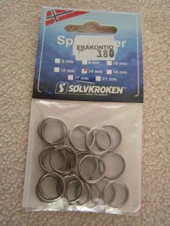 Solvkroken Uistinrenkaat,koko:14mm