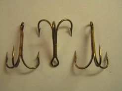 Mustad 7228 3-haarakoukku,koko:3/0,10kpl