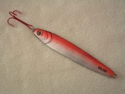 Balzer Dorsch Magnet 250g -meripilkki,väri:Puna-Hopea