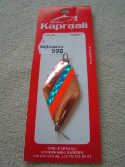 Kapraali-rautupilkki 60mm,Malli:8,Kupari,sini-puna-raita