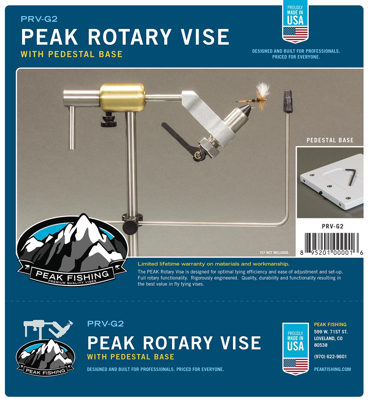 PEAK Rotary Vise With Pedestal Base - Image 4