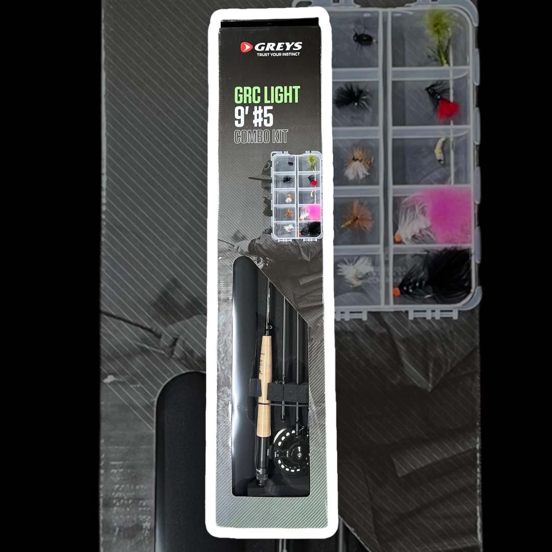 GREYS GRC 9`#5 Perhosetti +10 Valittua Laatuperhoa + Perhoperuke