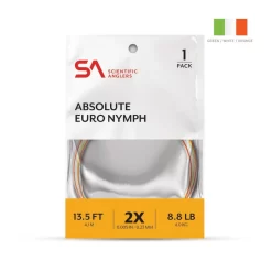 Scientific Anglers Absolute Euro Nymph Leader 13.5′