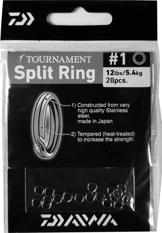 Daiwa TOURNAMENT SPLIT RING -uistinrenkaat