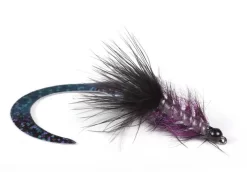 Guideline Wiggle Tail Børstemark – Black Bead Head