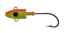 Wiggler Bullet Head -jigipää 85g, Kelta-Oranssi