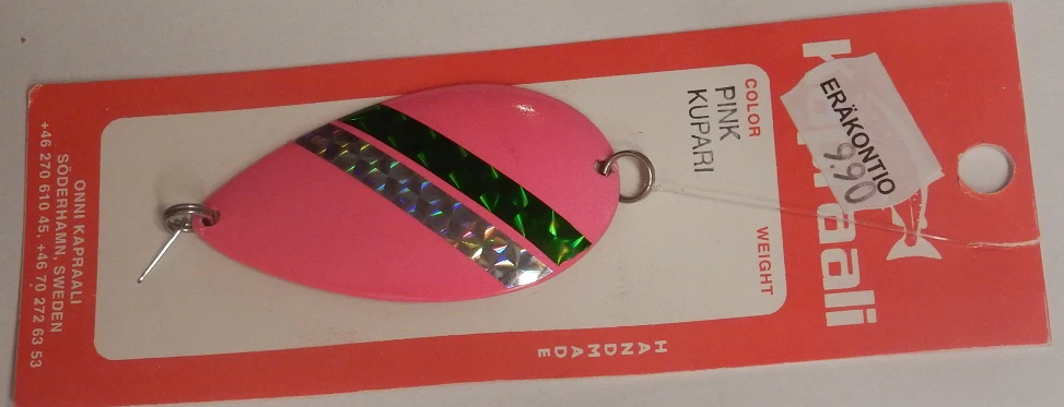 Kapraali-rautupilkki 65mm,Malli:4,Pinkki-Kupari