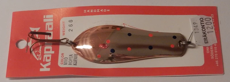 Kapraali,Malli:7 26g,väri:Vino Hopea/Kupari