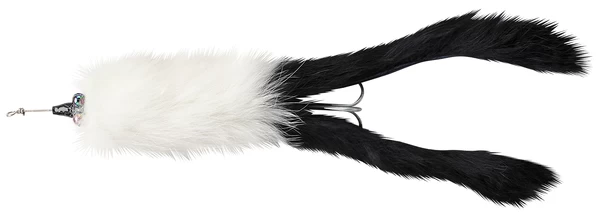 Abu Garcia Hairy Killer, Väri:White/Black Tail