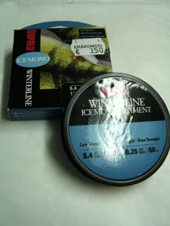 Rapala Ice Mono -pilkkisiima 0.25mm, Punainen