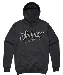 Simms Lager Script Hoody Charcoal Heather -huppari