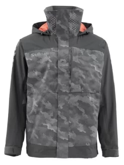 Simms Challenger Jacket, Hex Camo Carbon